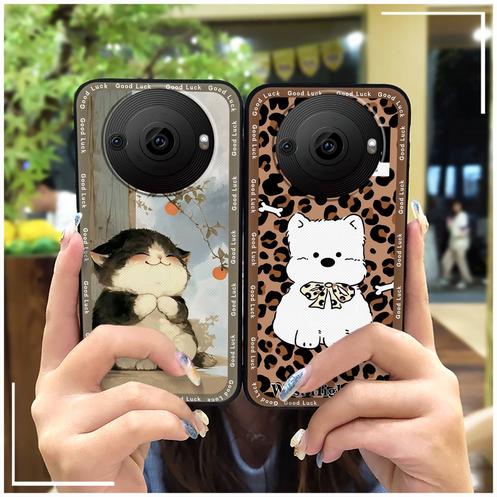 Ốp Lưng Bền Chống Va Đập Cho Sharp Aquos R8 Pro / SH-51D / R8S Pro, Bọc Toàn Bộ, Bảo Vệ Chống Sốc, Thiết Kế Hoạt Hình Graffiti, Dễ Thương