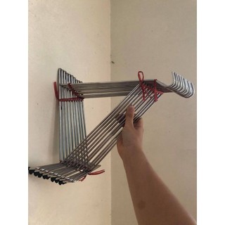 Móc treo lồng chim 30cm gắn tường làm bằng inox combo 5 chiếc
