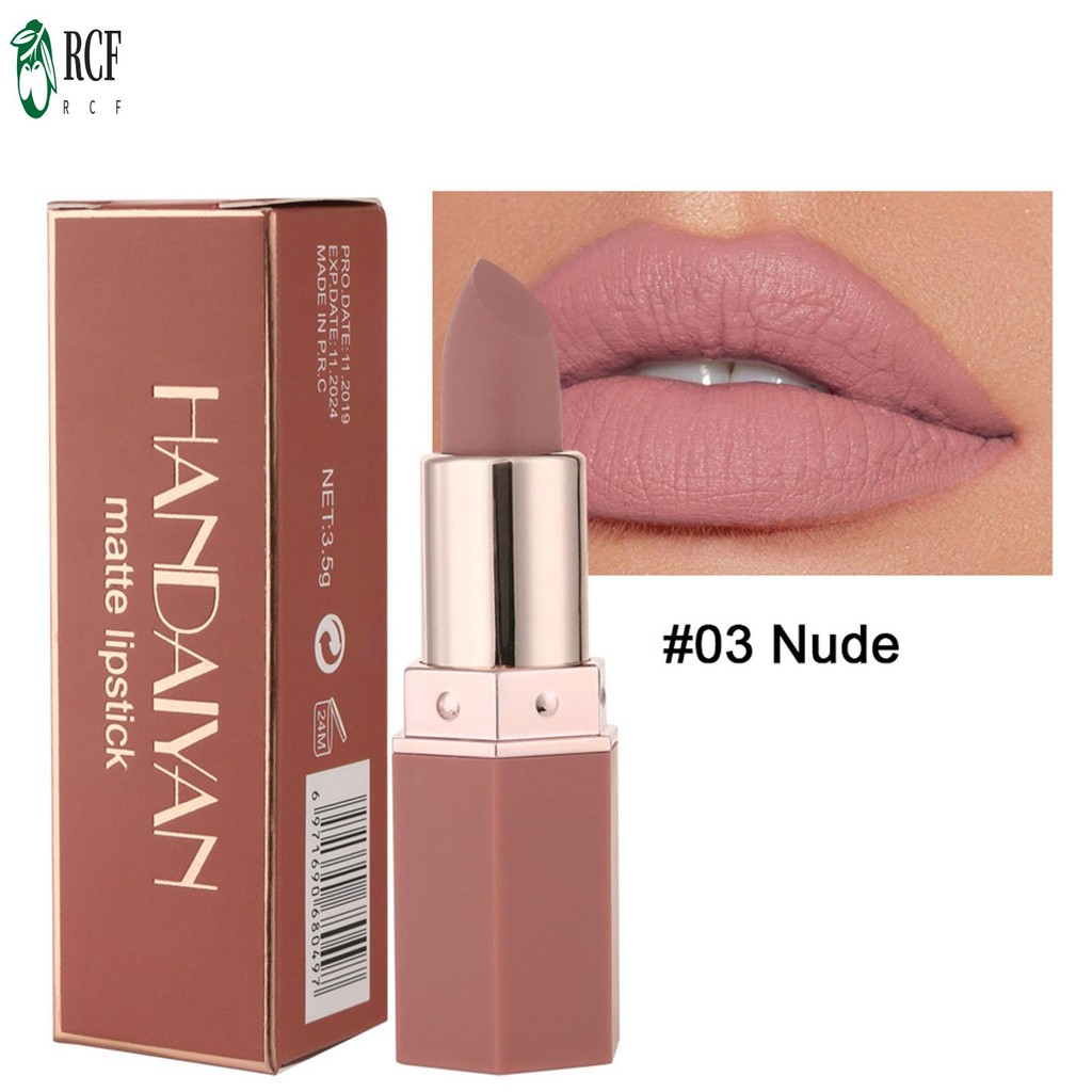 Son môi dưỡng ẩm nữ Matte Lipstick Fuller Look Lips Son môi khô nhanh cho phụ nữ và bé gái Hoạt động dự tiệc