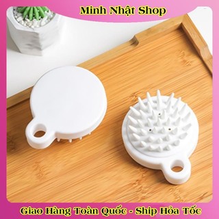 [1chiếc] Lược gội đầu silicon mát xa da đầu, giảm rụng kích thích mọc tóc