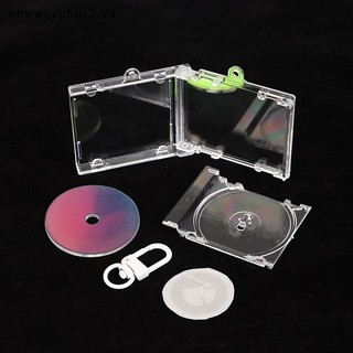 [Mới] Móc khóa hộp đựng CD Album trống NFC có nhãn dán NFC Máy nghe nhạc CD Móc khóa ngoại vi Hộp đựng chìa khóa Album kỷ niệm Hộp đựng chìa khóa Túi DIY.