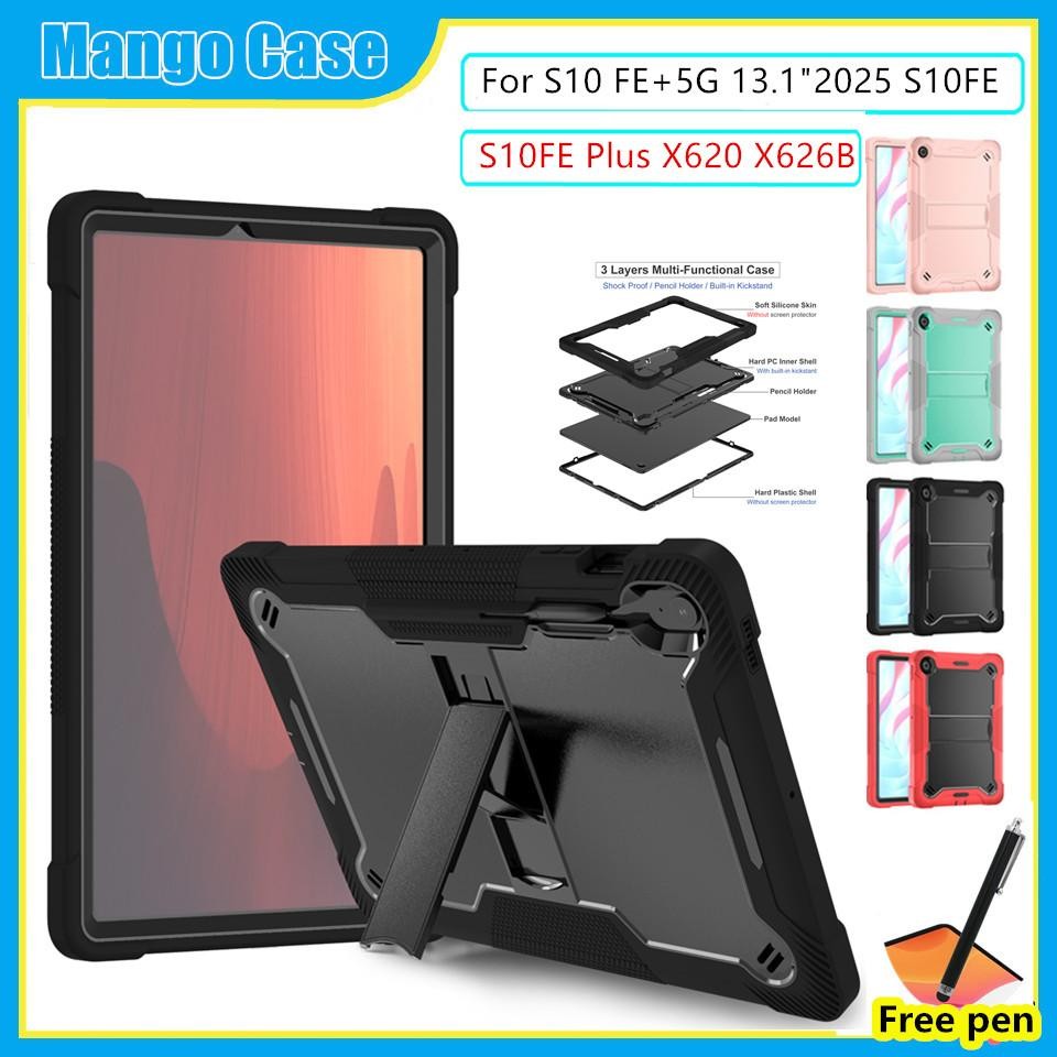Ốp Lưng Cho Samsung Tab S10 FE + 5G 13,1inch 2025 S10FE Plus X620 X626B Vỏ Máy Tính Bảng Mỏng Chịu Lực Chống Sốc Chắc Chắn Bảo Vệ Toàn Diện