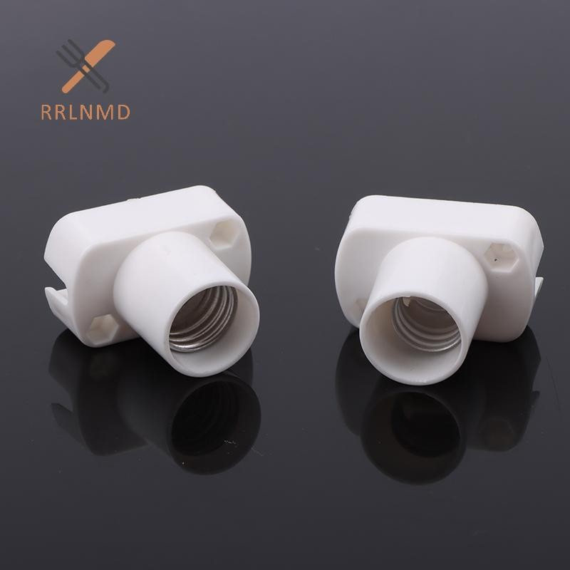RRLNMD 1 Màu Trắng Mini Vít Đèn Đế E12 E14 E17 Supporto Đèn Giá Đỡ Bóng Đèn Ổ Cắm Adapter Đèn Cố Định Phụ Kiện MỚI
