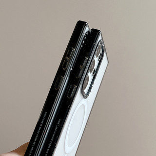 Ốp lưng Phone Case For cứng Acrylic màu trơn từ tính cho Samsung Galaxy S26 25 24 23 22UItra S25 24 Plus Vỏ bảo vệ chống sốc