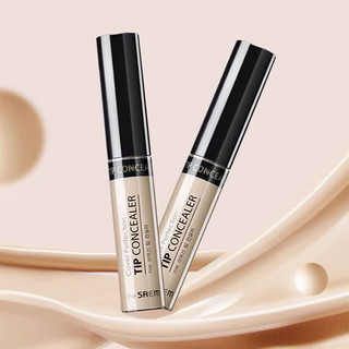 The Saem Concealer Face Highlight Brightening Liquid Consolidation Eye Bag Foundation Isolation Pen Dưỡng ẩm Không đột quỵ Kem che khuyết điểm mặt tự nhiên