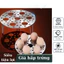 Giá hấp trứng, giá đỡ trứng luộc, giỏ hấp chân cao bằng thép không gỉ an toàn tiện lợi