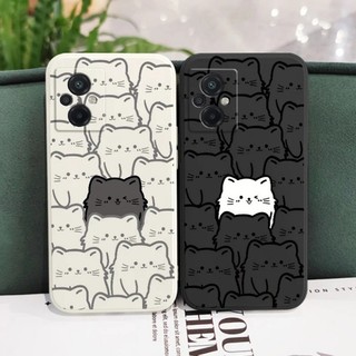 Ốp điện thoại silicon mềm chống sốc cho Honor 400 Lite GT 90 GT Pro Magic 7 Lite Vỏ mèo đen dễ thương mới