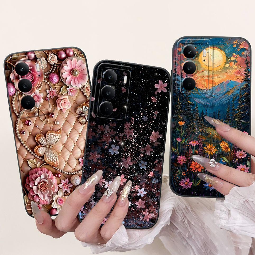 Vỏ In Hình Nghệ Thuật Thời Trang Mới Cho Realme C75 C75X Ốp lưng Realme RMX3941 Ốp Lưng Silicon Mờ Mềm