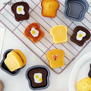 Airspecutin 1 / 6 Cái Bánh Mì Nướng Hoa Văn Bánh Thép Carbon Khuôn Làm Bánh Madeleine Muffin Bánh Chảo Mứt Sandwich Món Tráng Miệng Phụ Kiện Nhà Bếp Tiện Ích EN