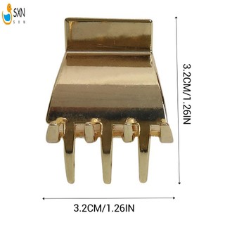 Kim Loại Móng Vuốt Tóc Hàm Kẹp Đuôi Ngựa Giá Đỡ Màu Cá Mập Kẹp Cho Mỏng Dày Dài Tóc Ngắn