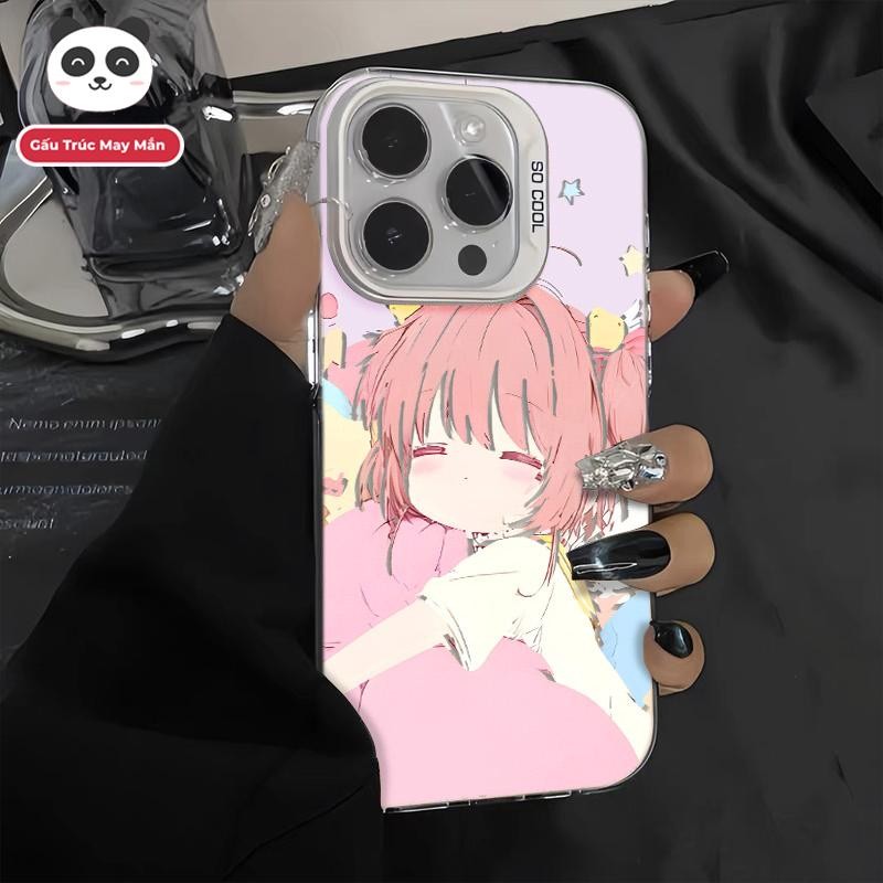 Ốp Lưng iPhone Họa Tiết Sakura (Cardcaptor) Công Nghệ IMD Chống Trầy Xước | Tương Thích iPhone 16/15/14/13/12/11 Pro Max