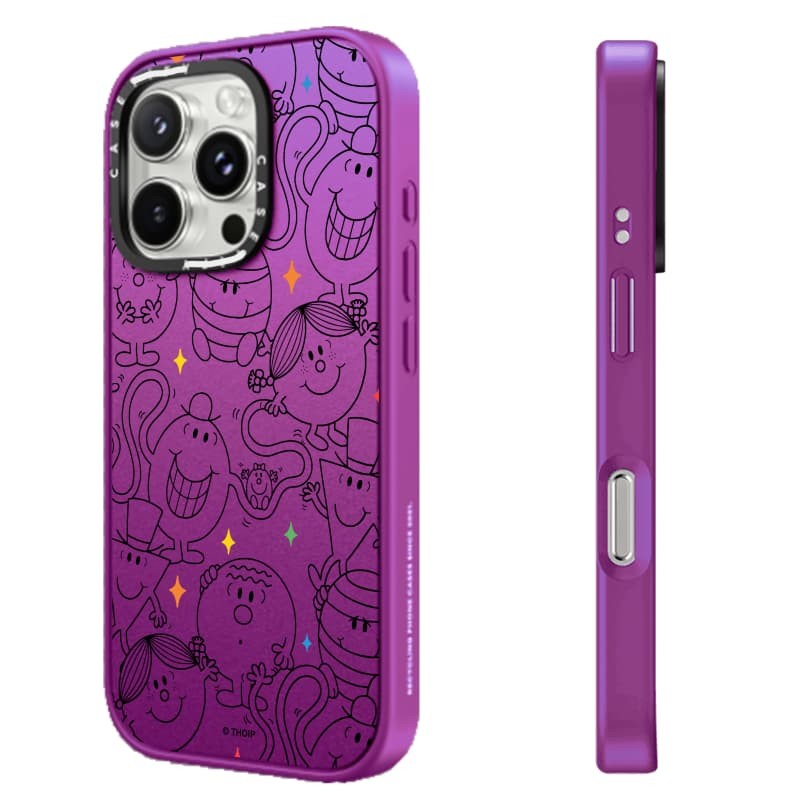 CASECASE X Ông Nam Nhỏ Hoa Văn Ốp Lưng Mờ Đen Mờ Tím Mờ RosePink Tác Động Từ Hút Cứng Dành Cho Apple IPhone 13 14 15 16 Pro Max Có Hộp Đóng Gói