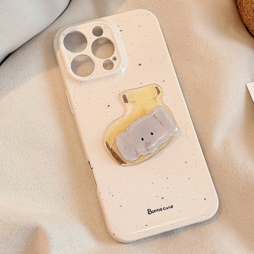 Ốp Điện Thoại Cho Chó Xoay Trái Cây Lập Thể Cho iPhone 17 Pro Max 16 15 14 13 Vỏ Bảo Vệ Chống Sốc