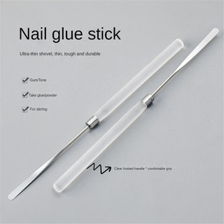 Que keo acrylic nghệ thuật móng tay, que màu, keo khoan viscose bằng thép không gỉ, que màu vẽ, keo trị liệu, dụng cụ trộn manicure cho tiệm làm móng