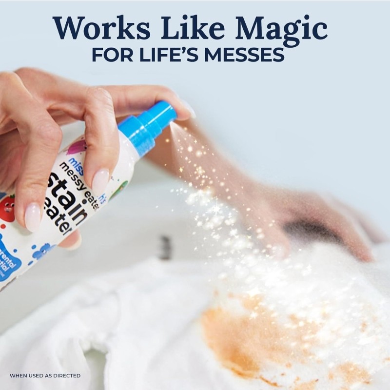 SHI Stain Treatmenter Xịt tẩy vết bẩn cho đồ ăn lộn xộn và quần áo trẻ em mà không cần làm sạch khô