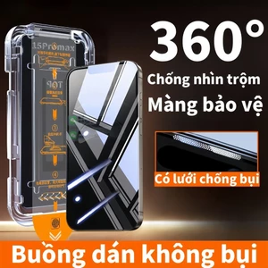 360° Chống nhìn trộm Màng bảo vệ Phù hợp với iPhone16 15 14 13 12 11 Pro Max XR Buồng dán không bụi