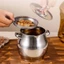 Nồi Lọc Dầu NORDICLIFE, Bình Lọc Dung Tích Lớn 1.2 / 3.2L, Hộp Đựng Mỡ Thép Không Gỉ Lard Lọc Nồi Dầu Nhà Bếp