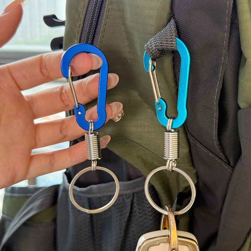 1 / 2 / 3 / 4 Móc khóa kim loại cầm tay đơn giản - Carabiner chất lượng cao - Hợp kim kẽm bền