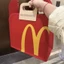 Túi nỉ Maimai kỷ niệm 28 năm McDonald's, vẻ ngoài cao cấp, dung tích lớn, túi xách bộ sưu tập lưu trữ