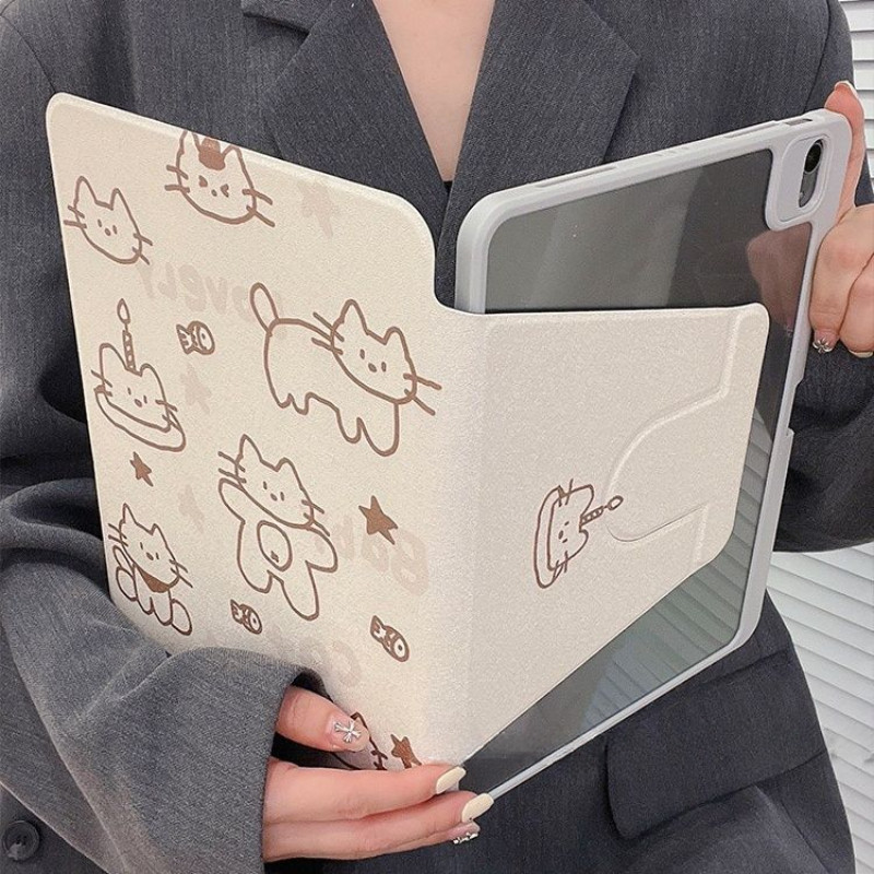 Ốp Lưng Máy Tính Bảng Cho Samsung Galaxy S10ULTRA Tab A9 Plus S9plus / s10plus 12.4inch Tab S6 lite 10.4inch Tab A7 lite S7plus / S8plus S9 FE + Kiểu Sách Xoay Có Giá Đỡ Bút Chì