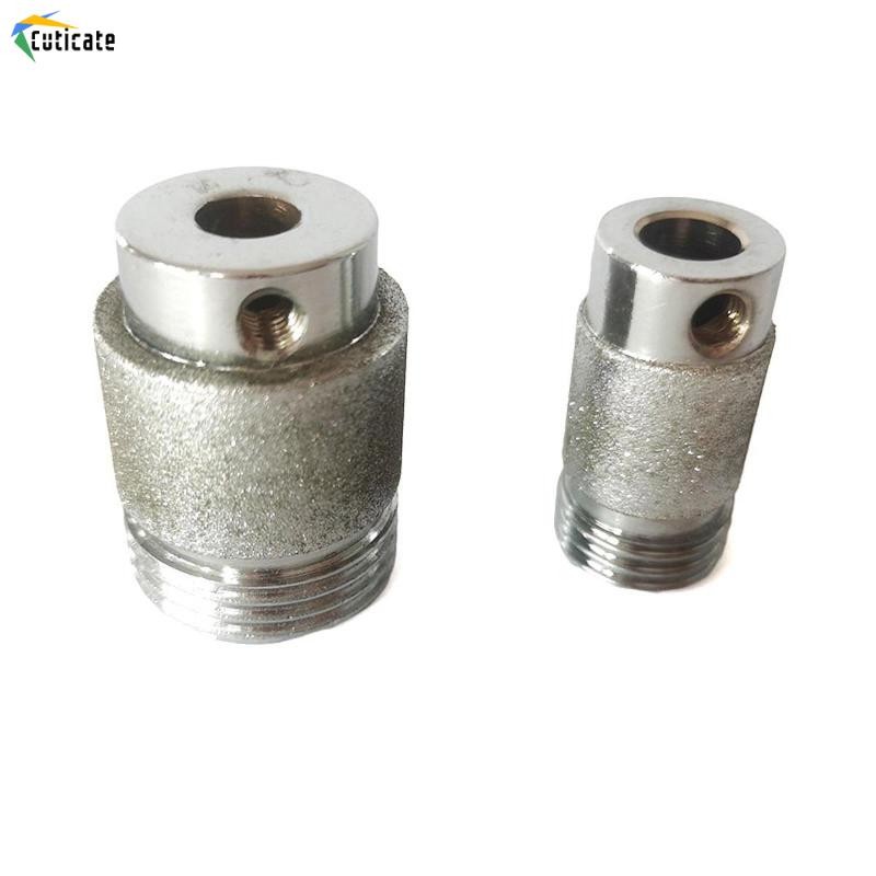 2x Máy Xay Thủy Tinh Bit Chắc Chắn Nhanh Mài Dụng Cụ Kính Màu Khoan Thủy Tinh