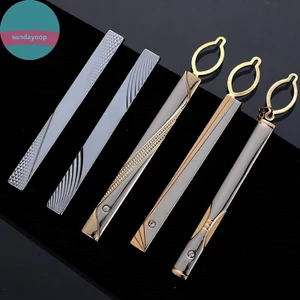 Sund Nam Kim Loại Đơn Giản Cà Vạt Khóa Vàng Bạc Màu Dây Buộc Thanh Khóa Kẹp Kẹp Dây Buộc Pin Thời Trang Trang Trang Sức Tinh Tế Cho Quà Tặng Đám Cưới VN
