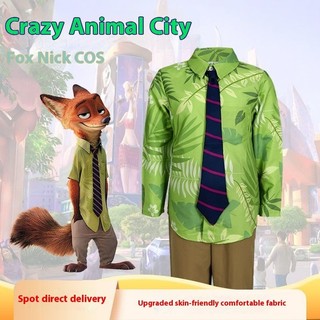 Trang phục hoạt hình phù hợp với nhân vật Nick Fox từ Crazy Animal City