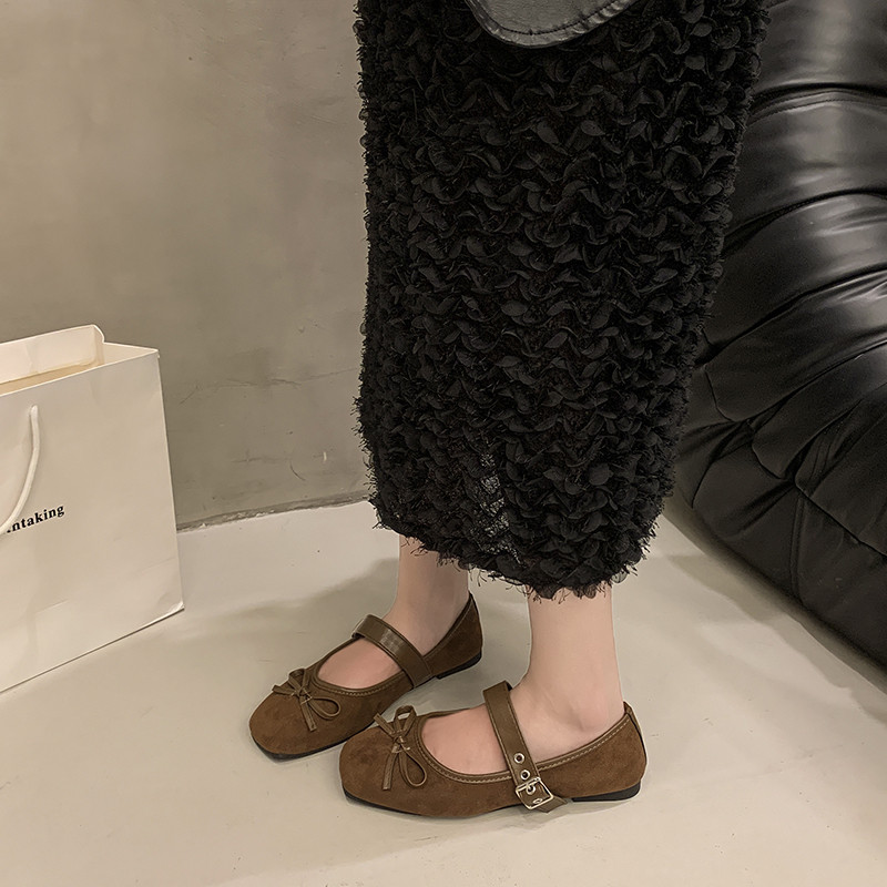 Giày Nữ Atikota Mary Jane Phong Cách Retro Casual Thoải Mái Thời Trang Nhẹ Ngoài Trời Đế Bằng