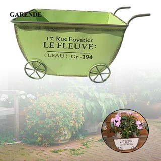 Xe đẩy hoa Garende Giá đỡ cây nhỏ gọn chắc chắn Trang trí nhỏ Chậu trồng cây cho sân trưng bày ngoài trời trong nhà