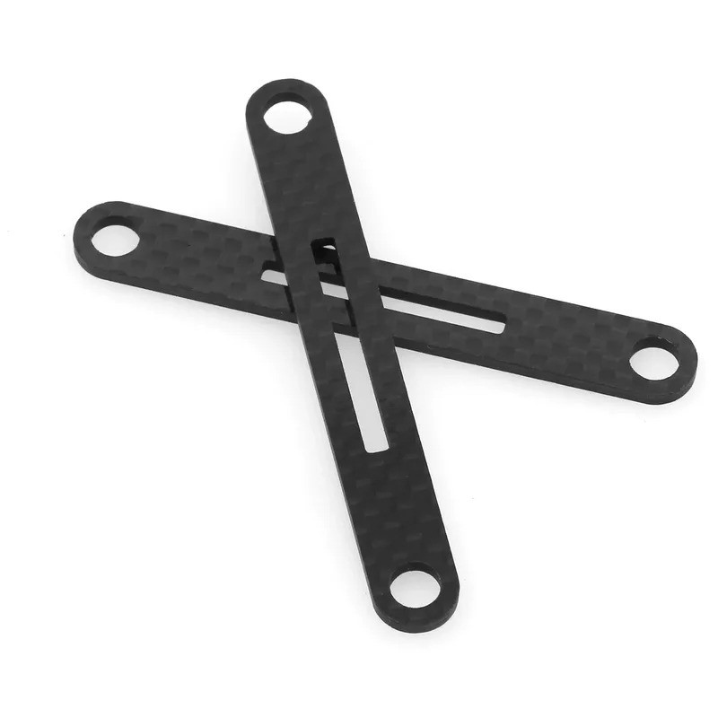 2 Chiếc Sợi Carbon Vỏ Bài Menber Hỗ Trợ Gắn Cho 1 / 10 RC Xe TAMIYA TT02 XV01