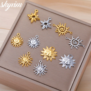 SKYRIM 3 Cái / lốc Bộ Mặt Dây Chuyền Chủ Đề Chống Nắng Bằng Thép Không Gỉ Cho Dây Chuyền Vòng Cổ Phụ Kiện Trang Sức Cho Số Lượng Lớn Bán Buôn
