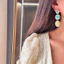 Tính khí đẹp Phong cách mới Zircon Thời trang Bông tai sang trọng nhẹ nhàng thanh lịch