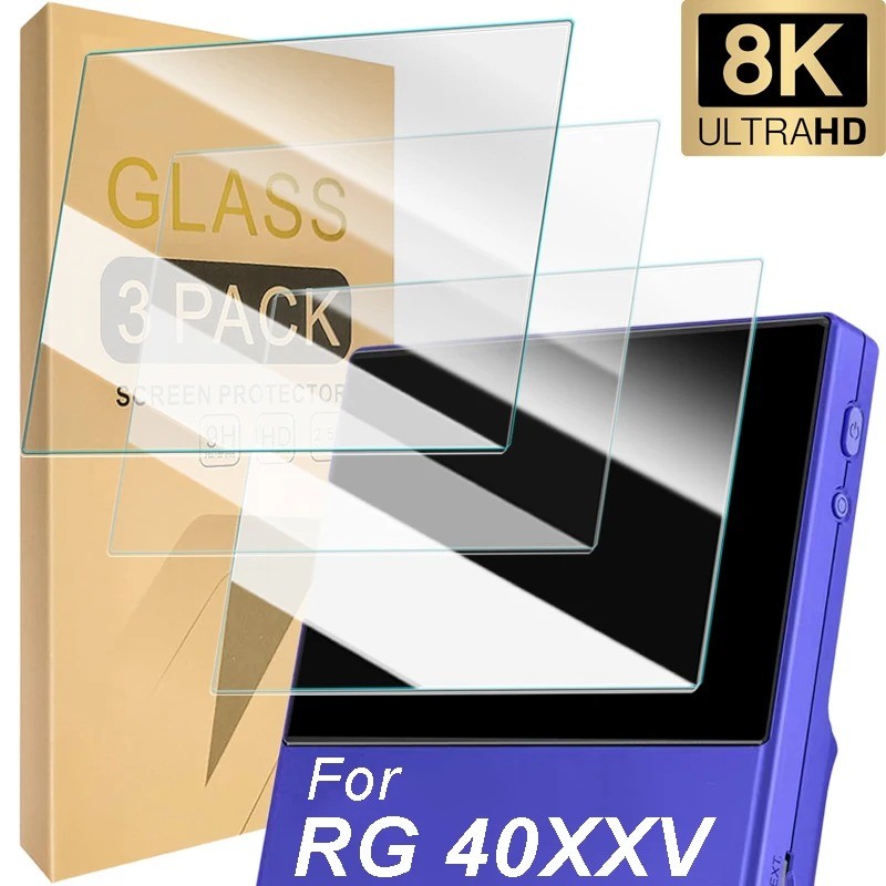 Kính cường lực trong suốt siêu mỏng cho Anbernic RG40XXV - Phim màn hình toàn màn hình chống mài mòn - Phụ kiện máy chơi Game vô hình