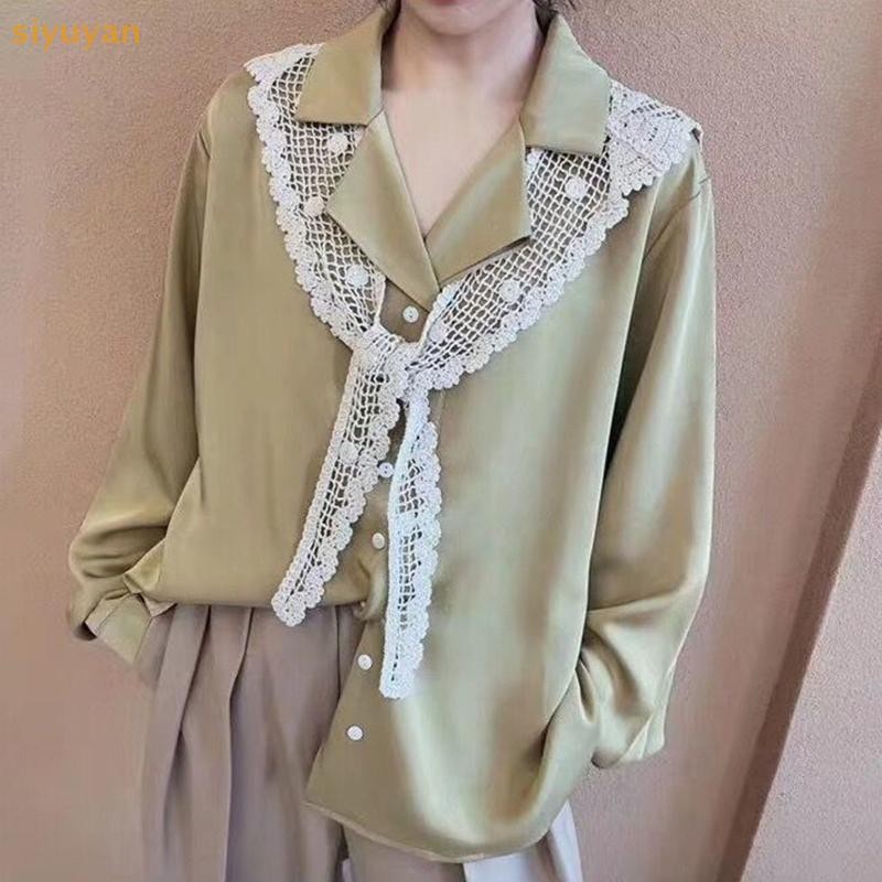 Siyuyan Phong Cách Vintage Rỗng Ra Móc Ren Khăn Nữ Áo Đeo Vai Giả Cổ Áo Mũi Để Trang Trí Quần Áo