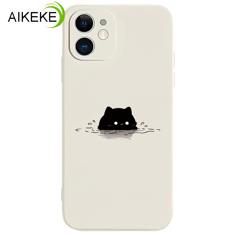 Ốp Điện Thoại Mèo Nhỏ Dễ Thương Cho Redmi K80 K70 K70E K60 K60E K50 K50i K40 Gaming K40S K30 K30S Ultra K30i K20 Pro Vỏ Màu Đối Diện Hoạt Hình Vỏ Bảo Vệ Camera Mềm