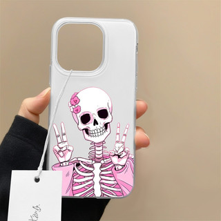 Ốp điện thoại hình hoa nhỏ bóng loáng imd Bieya cho iPhone 16 15 14 13 12 11 Pro Max XR xsmax X