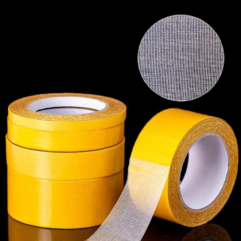 XOITU 5M / 10M Băng dính hai mặt cố định chắc chắn Băng dính hai mặt Lưới mờ Chống thấm nước Traceless Độ nhớt cao Thảm dính VN