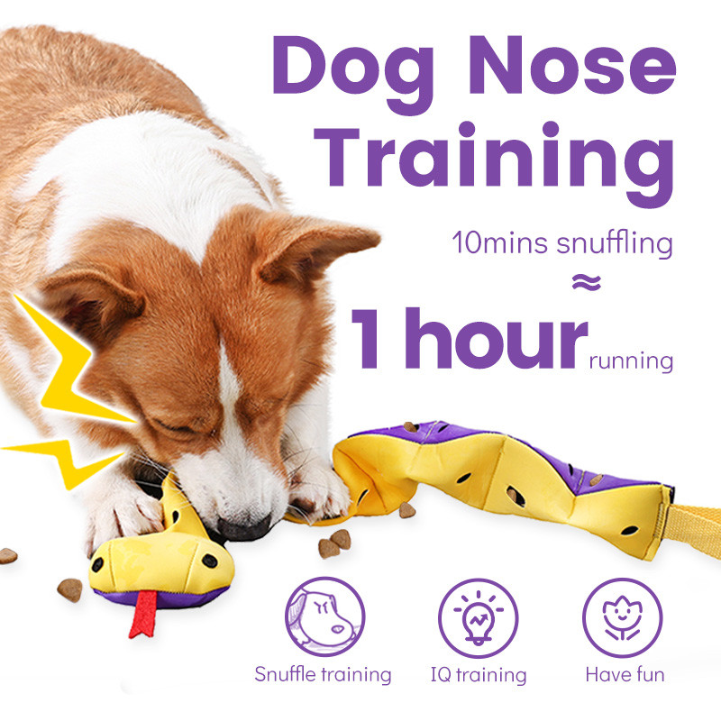 DogLemi Đánh Hơi Huấn Luyện Chó Xếp Hình Đồ Chơi Điều Trị Phân Phối Thú Cưng Snuffle Đồ Chơi Squeaky Nhai Tương Tác Tìm Thức Ăn Trò Chơi Cho Chó Con Huấn Luyện Mũi