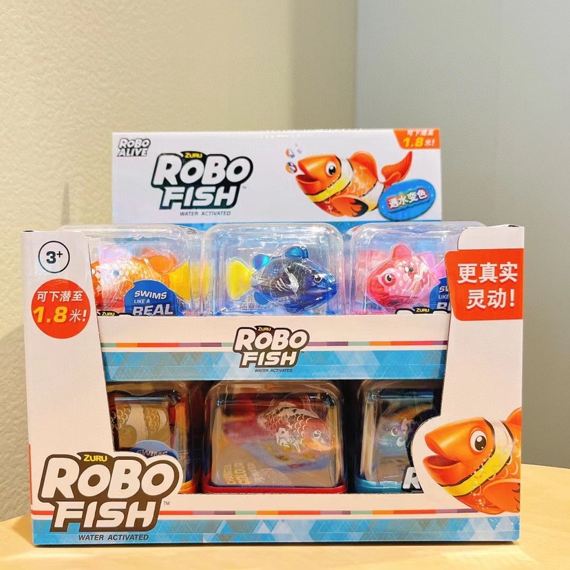 【MOTO】Water Activated Fun with BIONICS Fish Toy for Babies Color ...
