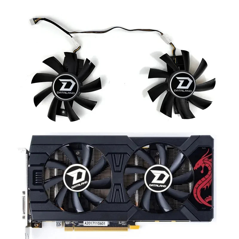 MỚI 87MM GA92B2U GA92S2U Dataland RX 570 Quạt GPU, Dành Cho PowerColor ...