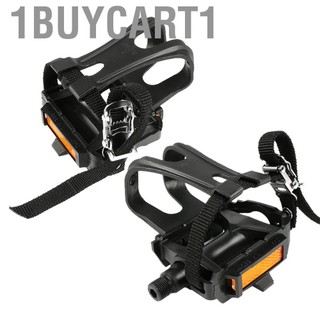 1buycart1 Dây đeo bàn đạp dây nylon không trượt ngăn chặn chân bị trượt với các vết trái và phải để đi xe đạp trên đường núi