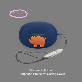Dành Cho UGREEN ClipBuds Pro Tai Nghe Silicon Chống Thấm Nước Chống Sốc Vỏ Mềm Bảo Vệ Tai Nghe Da Có Nhẫn