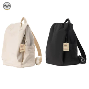 Phong cách Nhật Bản Phong cách Muji / Ba lô đơn giản thông thường / Ba lô nam nữ màu trơn / Túi đi học phù hợp cho học sinh / Túi đi học sổ tay làm việc