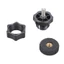 Niki Nhựa 17mm Khớp Gắn Adapter Sang 1 4-20 Nam Ren Chuyển Đổi Vít Cho Chân Máy Giá Đỡ Điện Thoại Thiết Bị Camera
