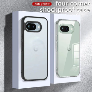 Dành Cho Google Pixel 9a Hybrid Trong Suốt Chống Va Đập TPU & PC Matte Túi Khí Chống Sốc
