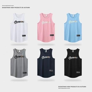Ch Vest American Training Wear Men's Moisture Wicking Quick-Drying Sports Jersey Running Fitness Waistcoat Sleeveless T-shirt v4fC