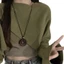 Treeling Vintage Gốm Charm Vòng Cổ Bohemian Cổ Trang Sức Phụ Kiện Văn Hóa