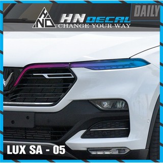 Decal dán mí đèn xe vinfast LUX SA nhiều màu sắc lựa chọn
