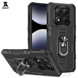 Dành Cho Redmi Note 14 Pro 4G / 5G Ốp điện thoại PC Cứng Mềm TPU Edge Bảo Vệ Camera Giá Đỡ Nhẫn Chân Đế Chống Sốc Mỏng Bao