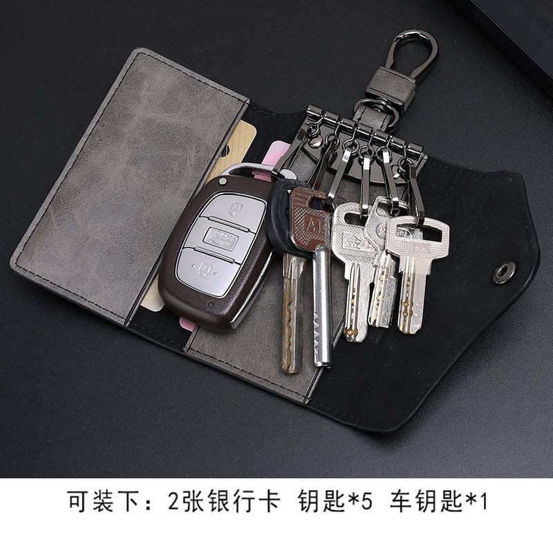 Người Đàn Ông Ô Tô Chìa Khóa Đa Năng Phổ Biến Xe Đa Năng Dung Tích Lớn Túi Chìa Khóa Eo Treo Móc Khóa Hoàn Chỉnh